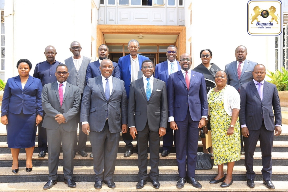 The new board of Namulondo Investment with the Katikkiro Image